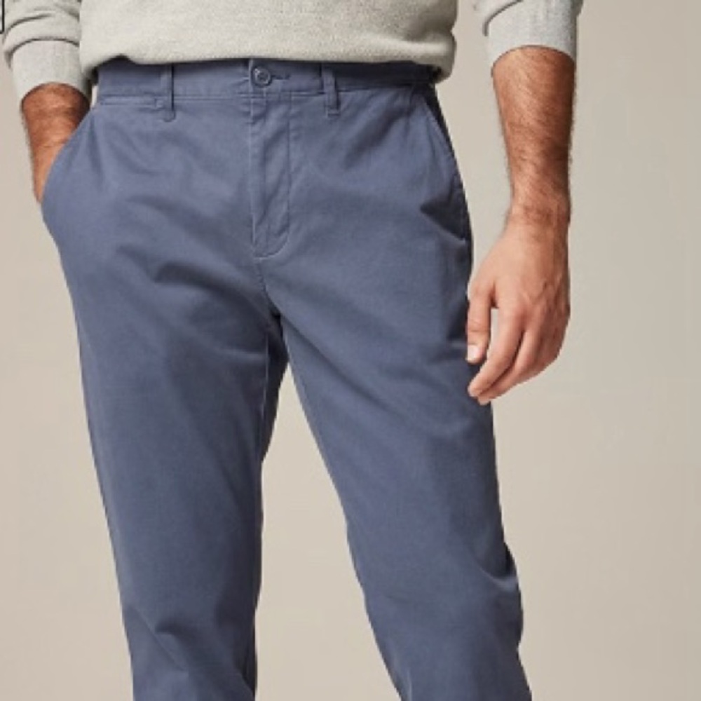 J. Crew Men's Blue Chino Pants